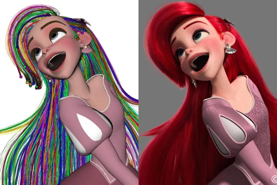 迪士尼的分层技术是如何为角色创建头发的？